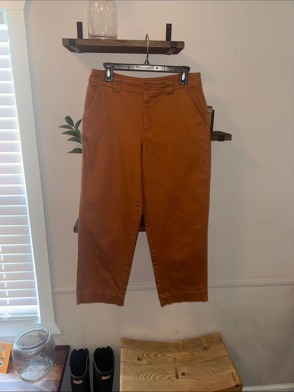 a new day wide leg Pants in Rust size 6